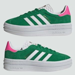 EUC Adidas Gazelle Bold Platform 7.5